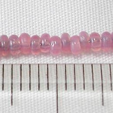 シードビーズ　（JFF153　ピンク　size外径:約2.2mm　丸小)    【4g】