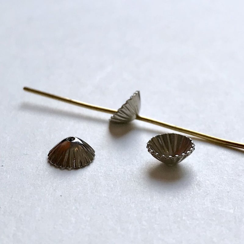 メタルコーンパーツ/座金（FJ32 シルバー）【2個セット】 | idola