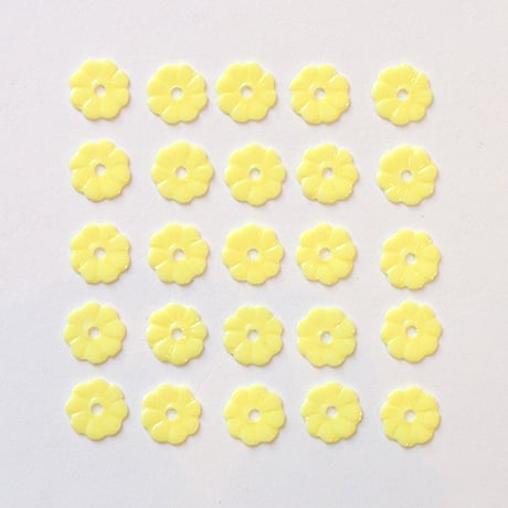 スパンコール フラワー5mm（FFS236 イエロー）【25枚セット】