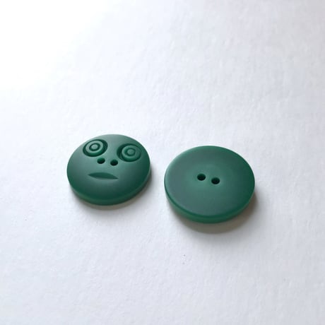 スマイルボタン　( Mサイズ　エメラルド)