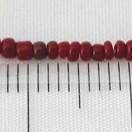 シードビーズ　（JFF175　レッド　size外径:約2.0mm)    【4g】