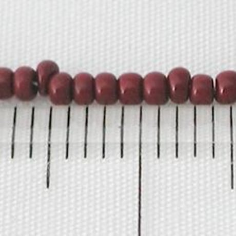シードビーズ　（JFF041　ブラウン　size外径:約2.0mm)    【4g】