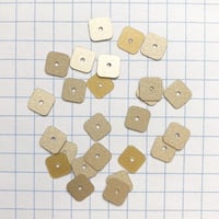 スクエアスパンコール 6mm（FFS058  シャンパンゴールド）【0.2g】