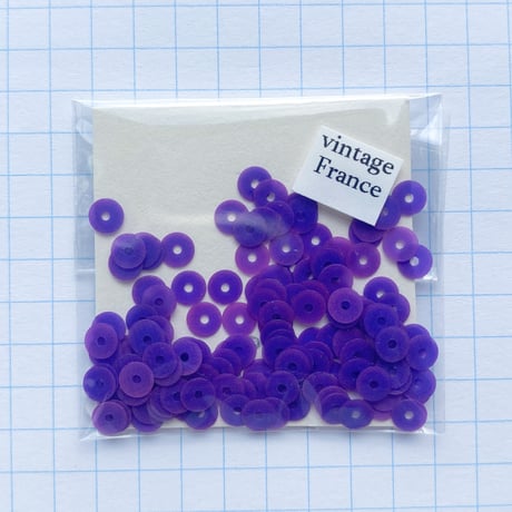 スパンコール 　4mm（coha219　マットパープル）【0.5g】