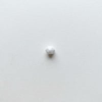 ファセットカットビーズ L (FEG1393 ≒Φ7mm ホワイト) 【3個セット】