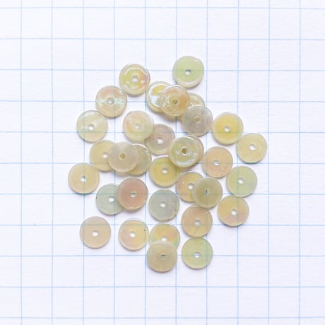 スパンコール ゼラチン製　5mm（coha103 シェルホワイト）【0.5g】