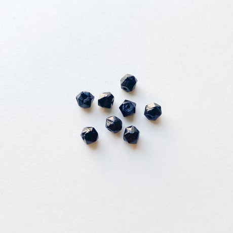 ファセットカットビーズ SS (FEG837 ≒Φ5mm ブラック) 【8個セット】