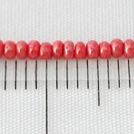 シードビーズ　（JFK012　レッド　size外径:約1.8mm)    【4g】