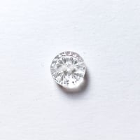 クリアガラスボタン　二つ穴 ・M（φ14mm×5mm　クリア）