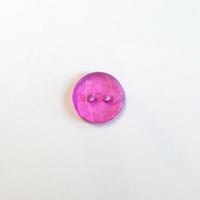 クリアカット2つ穴ボタン（JB705036　ピンク）【2個セット】