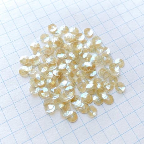 スパンコール ゼラチン製　4mm（coha106 オーロラ）【0.5g】