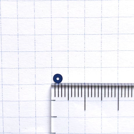 スパンコール ラウンド 3mm（FSCA166  メタリックネイビーブルー）【0.5g】