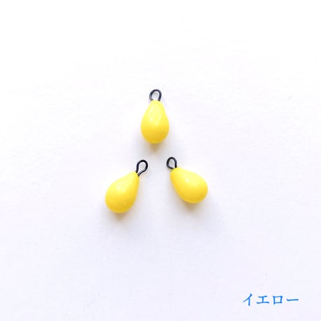 カン付きドロップビーズ（FJ089　ウォームカラー）