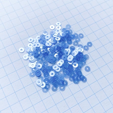 スパンコール 　3mm（LI 31　レトロクリアブルー）【0.5g】