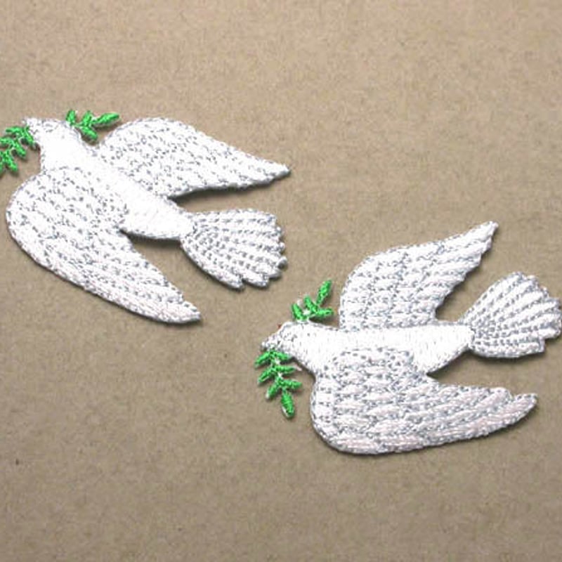 刺繍　未着用　付け下げ　鳩　ハト　花模様　着物　013b p ms 刺繍 未着用 付け下げ 鳩 ハト 花模様 着物 013b p ms｜Yahoo!フリマ