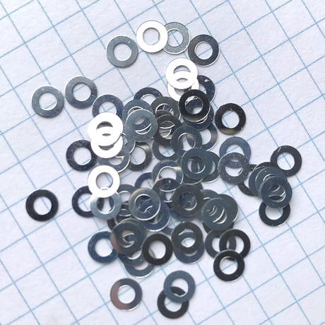 スパンコール リング　5mm（FSCA260 シルバー）【0.3g】