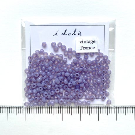 シードビーズ　（JFK023　パープル　size外径:約2.6mm)    【4g】
