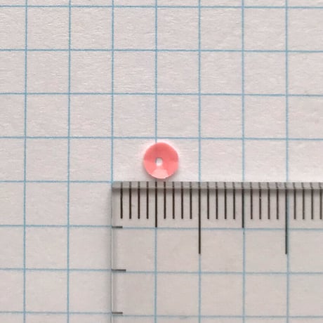 スパンコール 亀甲 4mm（FFS288ピンク）【0.4g】