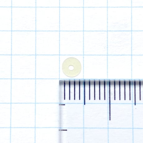 スパンコール ゼラチン製　4mm（coha295 イエロー）【0.5g】
