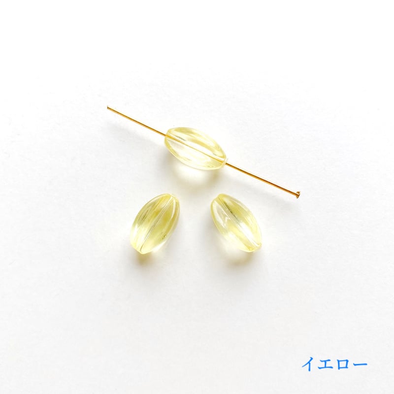 ナツメビーズ (FJ276 プラスティック製) 【単色・2個セット】 | idola