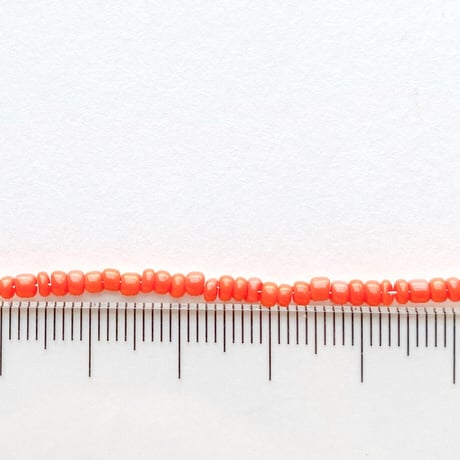シードビーズ　（JFK030　オレンジ　size外径:約2.9mm)    【4g】