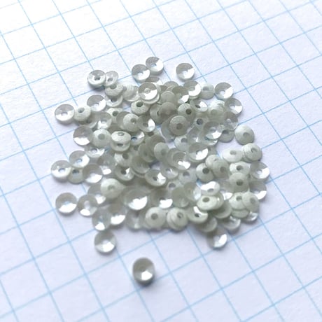 スパンコール　ラウンド（FFS281 グレー 3mm/0.3g）