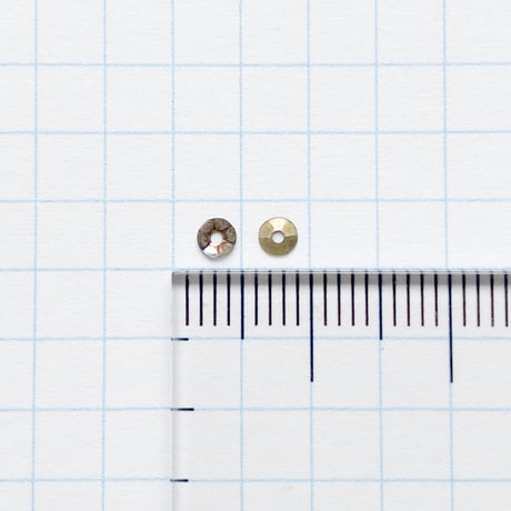 スパンコール ゼラチン製　3.0mm（FSCA389 アンティークゴールド）【0.4g】
