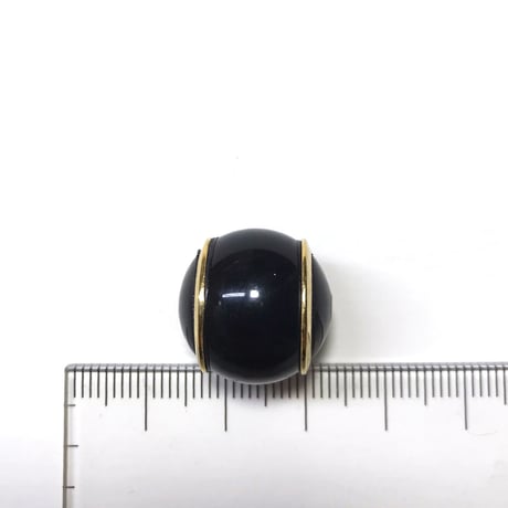 ゴールドラインビーズ（FJ394　ブラック）
