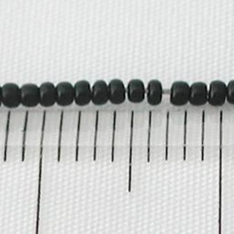 シードビーズ　（JFF045　ブラック　size外径:約1.3mm)    【4g】