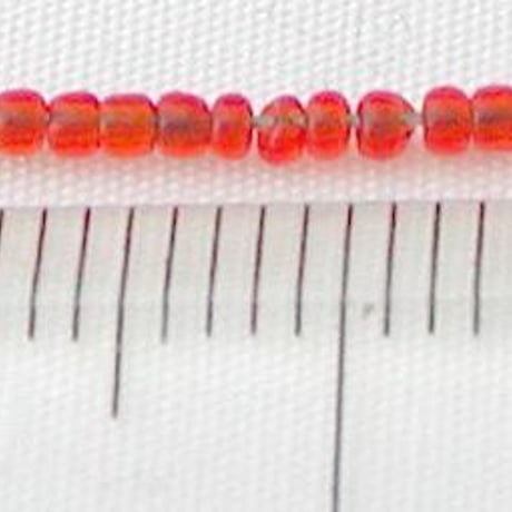 シードビーズ　（JFF033　オレンジ　size外径:約1.8mm)    【4g】