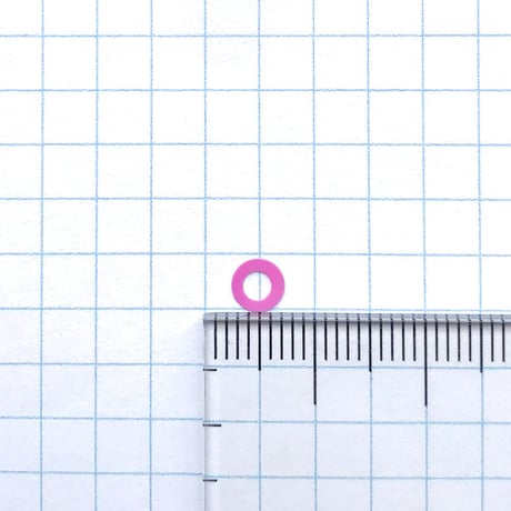 スパンコール リング　5mm（FSCA357 ピンク）【0.5g】