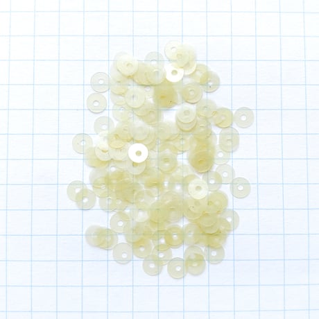 スパンコール ゼラチン製　4mm（coha295 イエロー）【0.5g】