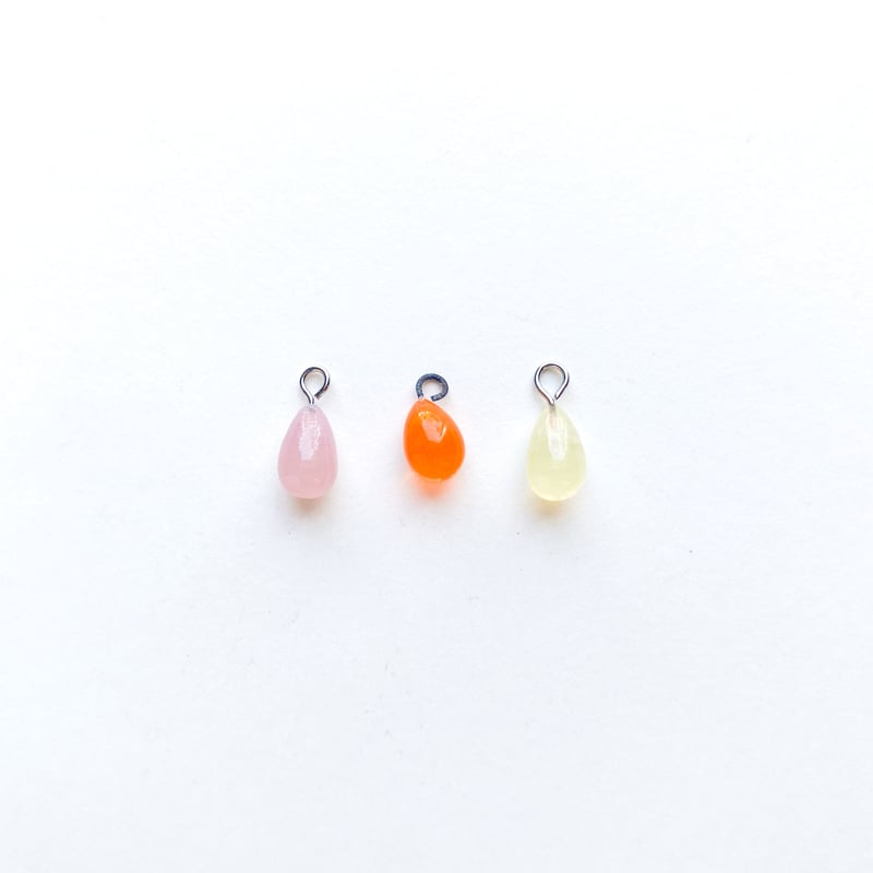 カン付きドロップビーズ（FJ089 オパールカラー） | idola