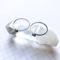 貼り付けリングパーツ・カップ型（Φ4mm×1.5mm　シルバー)  【2個セット】