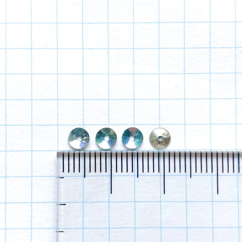 スパンコール ゼラチン製 4mm（coha030 メタルカラー）【0.5g