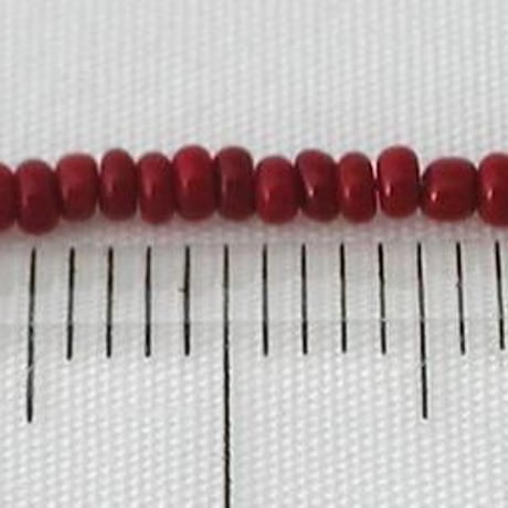 シードビーズ　（JFF215　レッド　size外径:約2.0mm)    【4g】