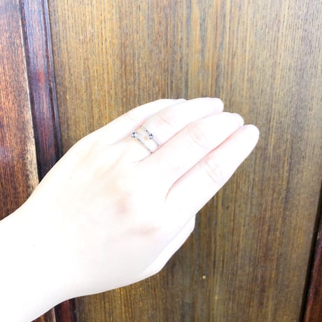 貼り付けリングパーツ・カップ型（Φ4mm×1.5mm　シルバー)  【2個セット】