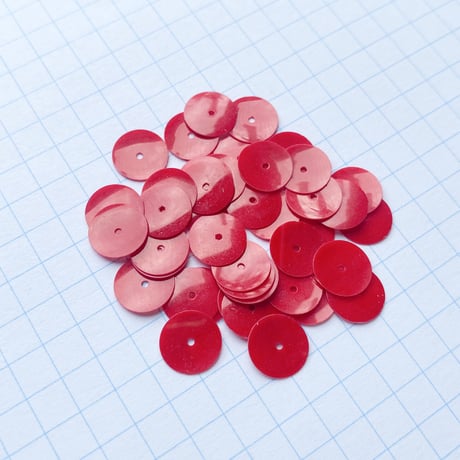 スパンコール 　8mm（LI 70　レトロレッド）【0.5g】