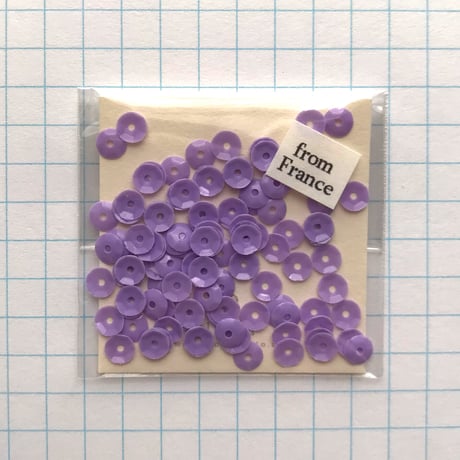スパンコール 亀甲 4mm（FFS289パープル）【0.4g】