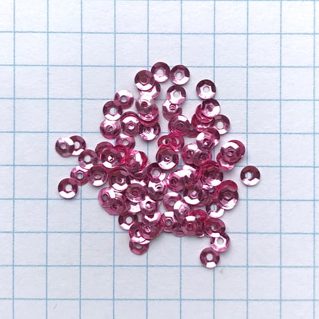 スパンコール 亀甲　3mm（coha503 メタリックライトピンク）【0.4g】