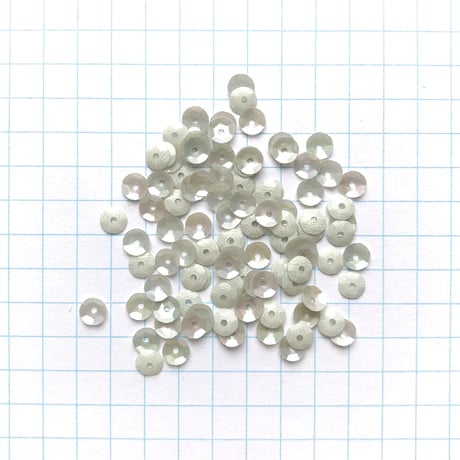 スパンコール 亀甲 4mm (FFS293 グレー)【0.4g】