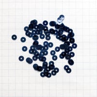 スパンコール ラウンド 4mm（FSCA345  ネイビーブルー）【0.3g】