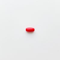 ヴィンテージフランス　ナツメビーズ（レッド）【2個セット】