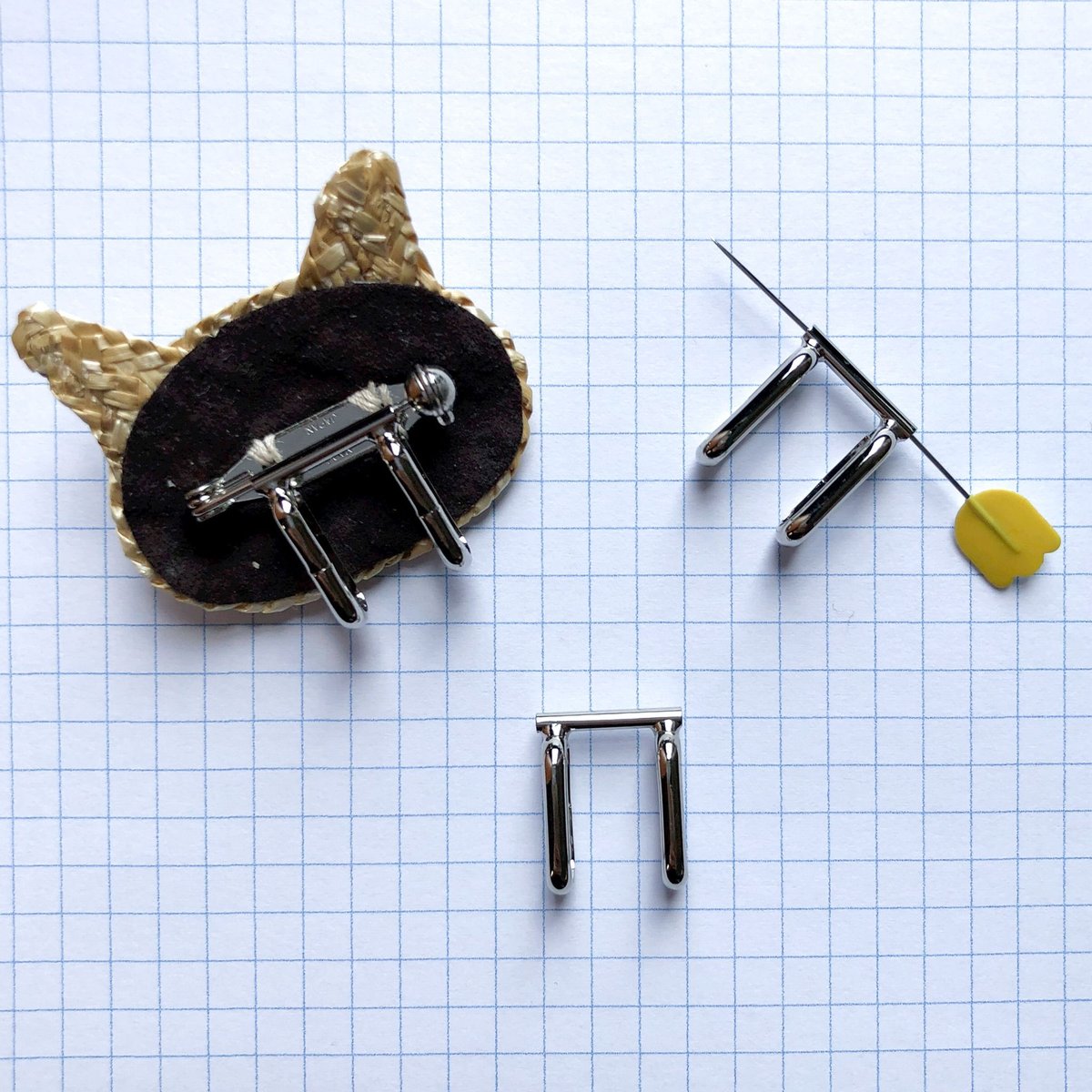 帯留、ブローチ 京都嵐山 さくら桟敷】業界初！ ブローチを帯留めに