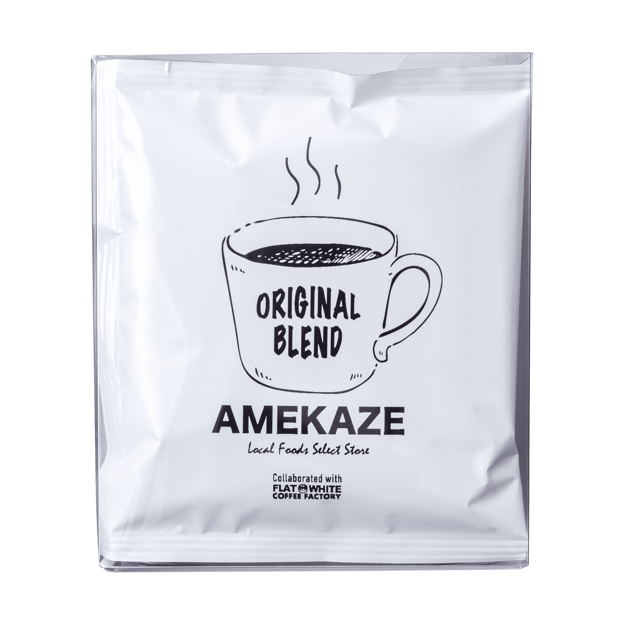 PICAオリジナルコーヒー12g（1杯分）×5袋が8個&ティーカップ2個 AMEKAZEオリジナルドリップ 5個セットギフトパック | AMEKAZE