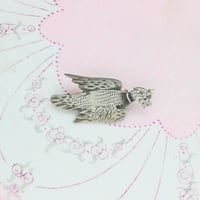 monogram bird brooch *JB