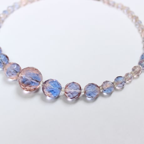 bi-colour necklace *grape