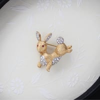 A&S jumping bunny brooch
