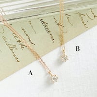 old european cut diamond long pendant *SAQUI limited edition