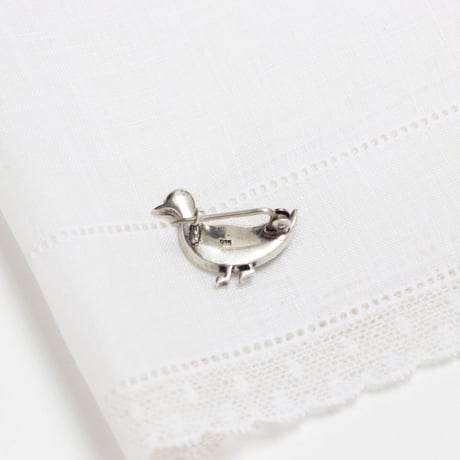 duck brooch *enamel & paste stones